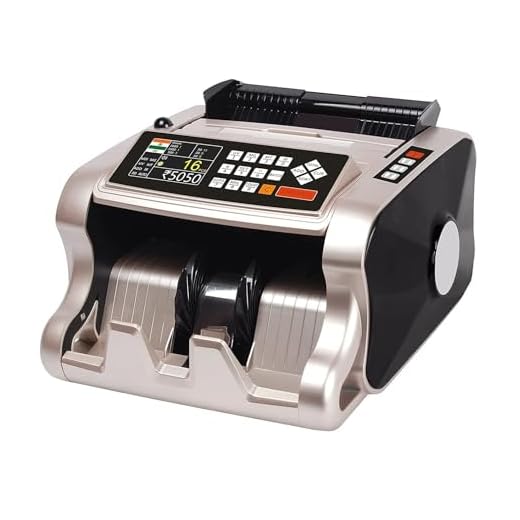 swaggers Loose Mix Note Value Counting Machine for Indian Currency(10,20,50,100,200,500,2000) with Fake Note Detector Heavy Duty Value Money Counting Machine 1 Year Warranty