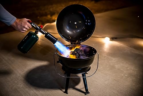 POWERFUL SearPro Charcoal Torch Lighter - Cooking Gadgets - Sous Vide - Cooking Torch - Culinary Kitchen Torch - Flamethrower Meater Gun Lighter - Chef Blow Torch - BBQ Propane Torch Tank Not Included