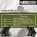 LEGEND Compression Tactical Socks, Merino Wool All Weather Mid-Calf Military Boot Socks for Men and Women, Made in the USA, Black, X-Large