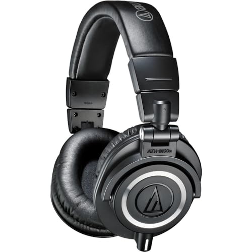 image for Audio-Technica ATH-M50x Professional Studio Monitor Heaphones Professi