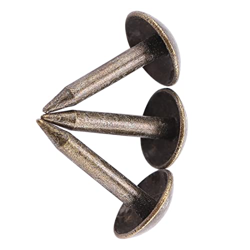Clavos de hierro grueso, 100 piezas, resistentes para muebles de madera, puertas, sofá, material versátil para atar (6 x 12 mm) miniatura 4