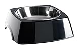 schwarz, eckig Hunter 91685 Melamin-Napf Carré 350 mll, schwarz