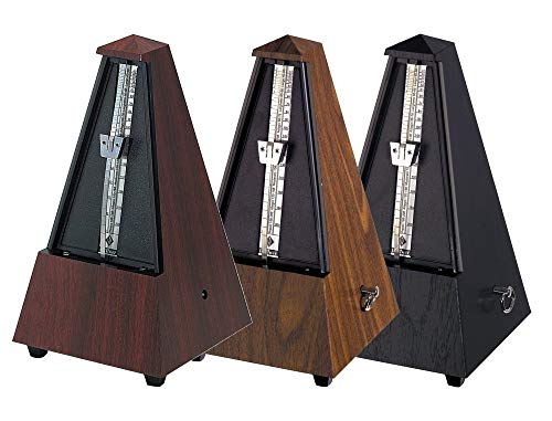 Wittner 903330 Taktell piramidevorm, metronoom kunststof behuizing, met bel, Mahoniekleur - Image 3