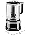 KitchenAid 5 Cup Food Chopper KFC0516OB, Onyx Black