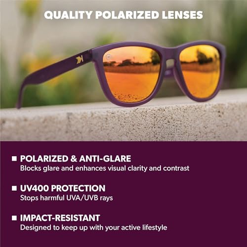 Image of Knockaround Square Polarized Sunglasses for Men & Women - UV400 Protection