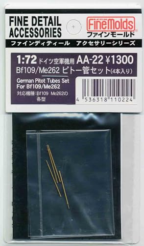 1/72 Bf109 / Me262 tube de Pitot ensemble de piezas torneadas para modelismo estático