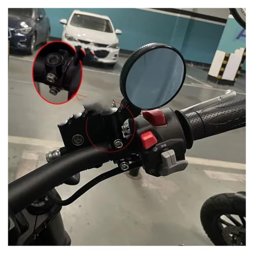 Rétroviseur moto Aprilia en aluminium CNC retro haut de gamme - 6
