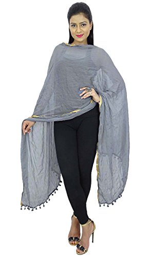 Viscose Chiffon Long Stole Indian Women Dupatta Neck Scarves Chunni Gift For Her