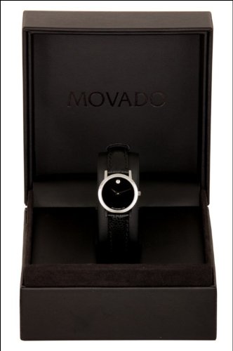 Image of Movado Museum Classic Analog Black Dial Women's Watch-606087