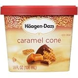 Haagen Dazs, Caramel Cone Ice Cream, 3.6 Oz. Cup (12 Count)