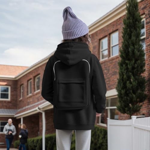Hoodie for Girls Zip Up Hoodies With Backpack Long Sleeve Lightweight Travel Sweatshirts Teen Fall Clothes with Pockets2