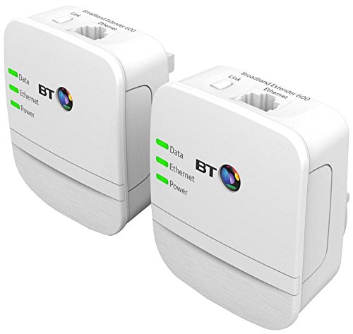 Broadband Extender 600 Kit, for BT, Networking Products, Mains/AC Networking, Mains Powerline Networking, Powerline Adaptor, Broadband Extender