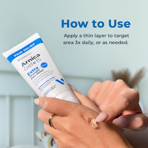 VitaMedica Arnica Gel Plus 15 Healing Plant Compounds, Extra Strength Formulation for Bruising, Swelling, Joint Pain, Muscle Soreness & Stiffness, All-Natural, Plant-Based Pain Relief - Image 6