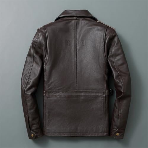 keusyoi Men's Cowhide Leather Jackets Oversized Man Genuine Leather Motorcycle Style Hunting Leather Jacket Coats steampunk buy now online keusyoi Men's Cowhide Leather Jackets Oversized Man Genuine Leather Motorcycle Style Hunting Leather Jacket Coats steampunk buy now online