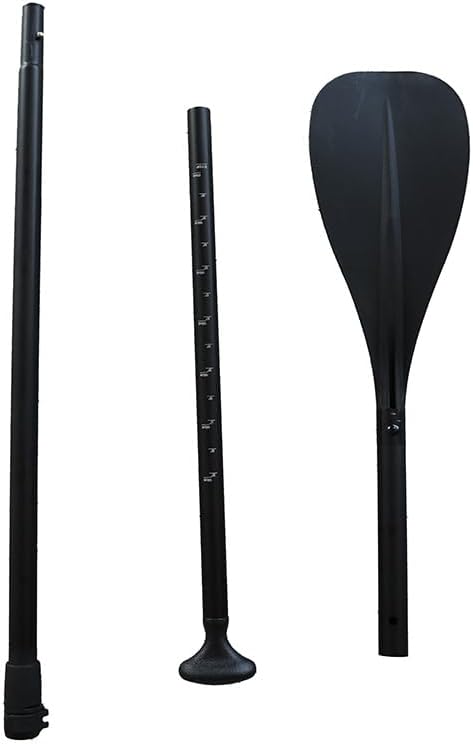 Kids' paddleboard paddles 3 piece SUP paddles Adjustable floating youth paddles with durable high-grade aluminum axles PP blades kayak paddles