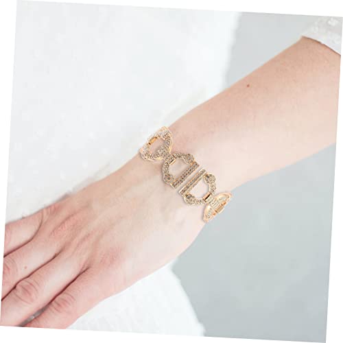 Bande de Remplacement Métal Strass HEMOTON pour Soirée et Bureau - 4