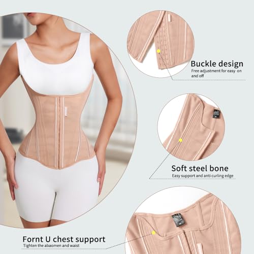 Image of Waist Cincher Trimmer Belt Girdle Workout Shapewear Tummy Control Shaper Waist Trainer for Women