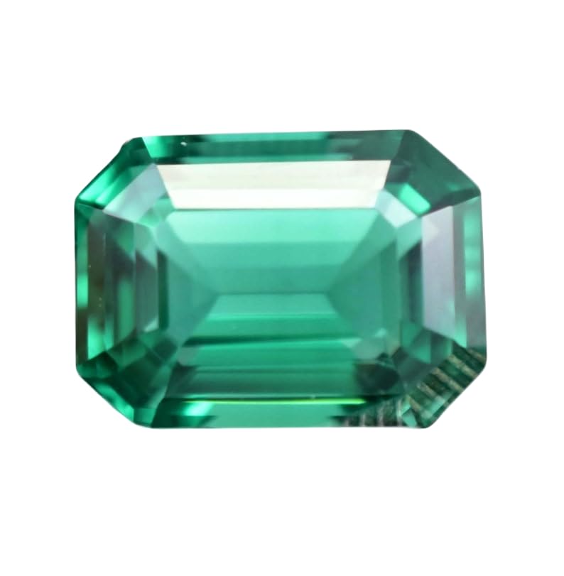 Émeraude naturelle 15x15mm gemme taillée en vrac pour bague bricolage
