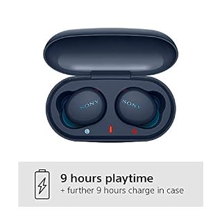 Sony WF-XB700 Casque Bluetooth sans fil avec basses supplémentaires, autonomie jusqu'à 18 heures, résistance aux… – Image 2