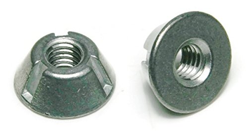 Tri-Groove Tamper Proof T Groove Security Nuts Zamak 5 Zinc #10-24 Qty 25 #TOP22