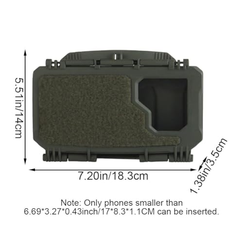 Estuche táctico para teléfono que evita caídas en tu chaleco Molle 8