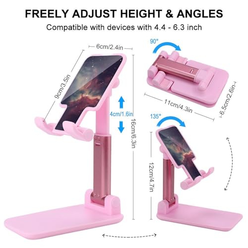 Support de téléphone pliable artistique espace lointain pour iPhone Android - 2