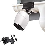 Wasserstein Weatherproof Gutter Mount Compatible with Arlo Pro, Arlo Pro 2, and Arlo HD - Greater Height for Your Arlo Cameras (Black)