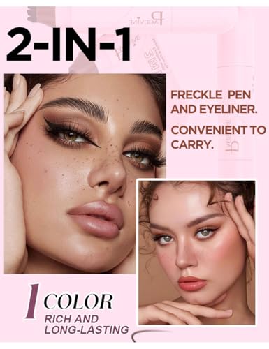 Delineador de gel dual con sello de pecas, marrón miniatura 5