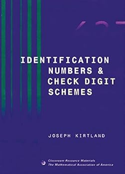 Paperback Identification Numbers and Check Digit Schemes (Classroom Resource Materials) Book