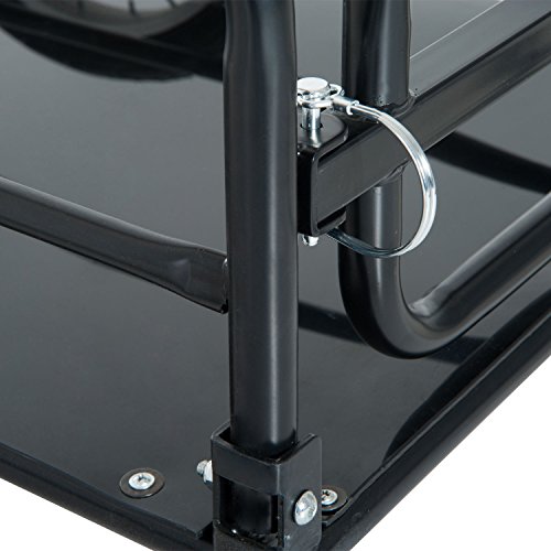 BUY JOY Steel Frame Bicycle Bike Cargo Trailer Luggage Cart Carrier 110lb Hauler - Thumbnail 4