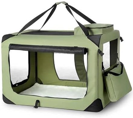 folding portable dog crate