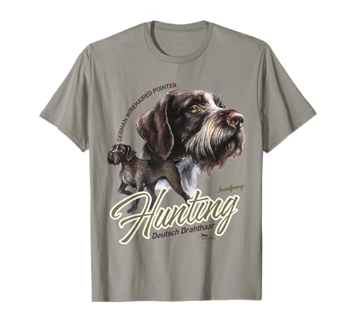 T-shirt German Wirehaired Pointer Hunting Dog GWP T-Shirt