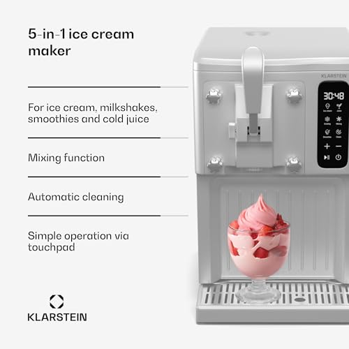 Klarstein SweetSwirl Ice Cream Maker for Ice Cream, Milkshakes and Smoothies - Image 2