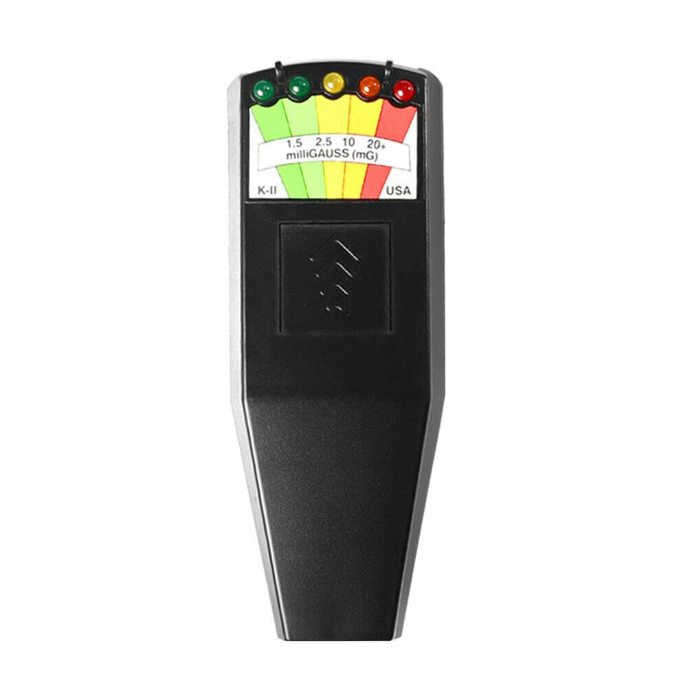 Digital LCD EMF Meter Detector Electromagnetic Field Radiation Tester Dosimeter (Black)
