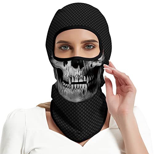 Image of 3D Balaclava Ski Mask Motorcycle Full Face Mask Outdoor Tactical Hood Headwear Mask Ghosts Skull Mask Men Women for Halloween