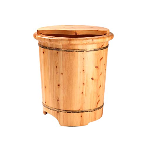Spa de pies de madera 45 cm, cubeta para pedicura