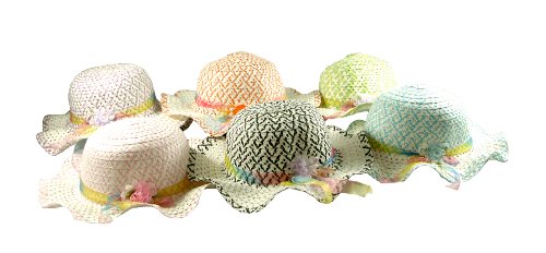 Girls Tea Party Hat Mix - 4 Hats in Bundle by Treasure Gifts