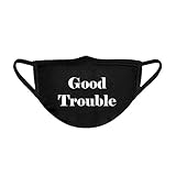 Mask Good Trouble Cotton Face Mask Black