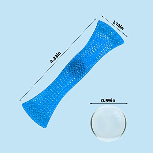 Vanblue Fidget Toy 10Pcs Marble Mesh Fidget Toys Sensory Marble And Mesh Fidget Stress Relieve Toy For Kids Adults Adhd Add Autism #TOP1