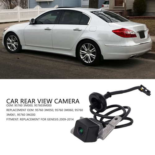 Image of Rear View Backup Camera for Genesis 2009-2014, High Resolution Parking Assist Camera, Anti Fog Reverse Camera, Wide Viewing Angle