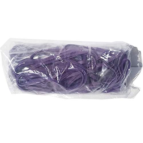 PlasticMill Lavender Rubber Bands Size 33 (3 1/2" x 1/8") - #33 Colored Rubber Bands Office Supplies - Strong, Elastic Bands for Crafts, Balloon Garland, Cash, File Folders (100-Pack)