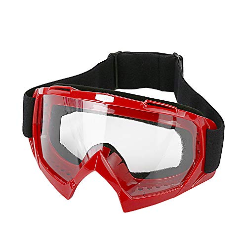 LJDJ Motorcycle Goggles -Dirt Bike ATV Motocross Eyewear Anti-UV Adjustable MX Riding Offroad