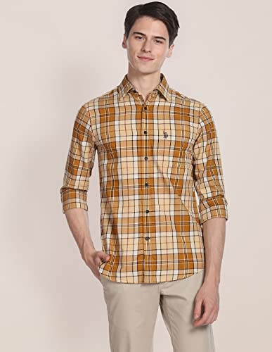 Image of U.S. Polo ASSN. Men's Cotton Regular Fit Shirts
