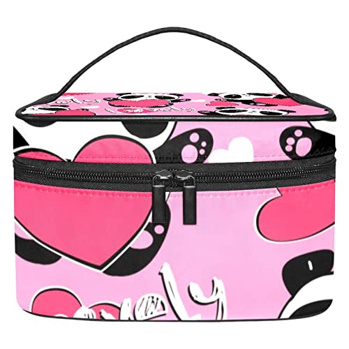 Trousse de maquillage panda finie la valise en désordre avec ce sac toilette