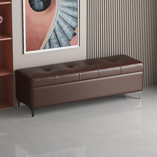 Banc de rangement coffre pour optimiser l'espace entrée et ranger chaussures