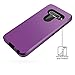 WeLoveCase for LG V40 Case, for LG V40 ThinQ Case (2018) 3 in 1 Hybrid Three Layer Heavy Duty Shockproof Hard PC Cover TPU Bumper Full Body Protective Case for LG V40/for LG V40 ThinQ 2018 Purple