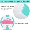 EVZOM 6 Pack Volleyballs Soft Beach Volleyball Official Size 5 for Outdoor/Indoor/Pool/Gym/Training Premium Volleyball Durability Stability Sports Ball with Pump