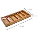 MyGift 7 x 15 inch Modern Bamboo 6-Slot Sunglasses Storage Case, Eyewear Display Tray