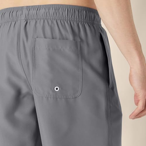 Image of Amazon Essentials Men's 9 inch Swim Trunks with Mesh Lining, Pockets, Drawstring Closure