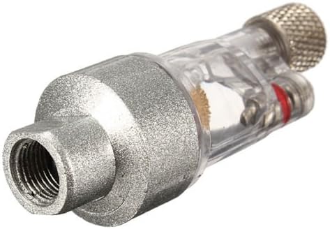 [プラモ 塗装 必需品!!] エアーコンプレッサー 工具 用 小型 ウォーターセパレーター 水分除去 水抜き アクセサリ (サイズ：1/8